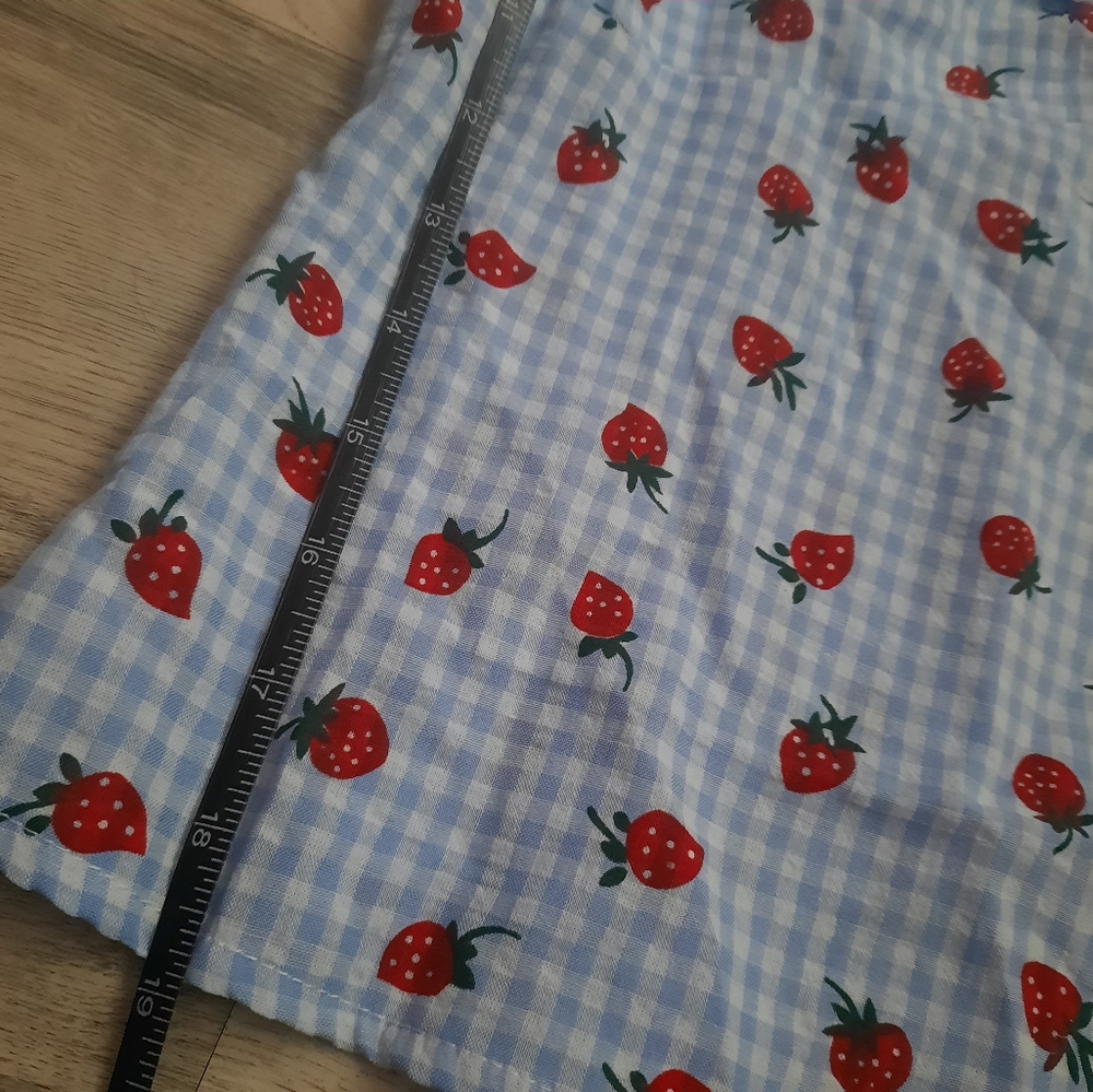 Fashion Nova Strawberry Gingham Top - Picture 8 of 10